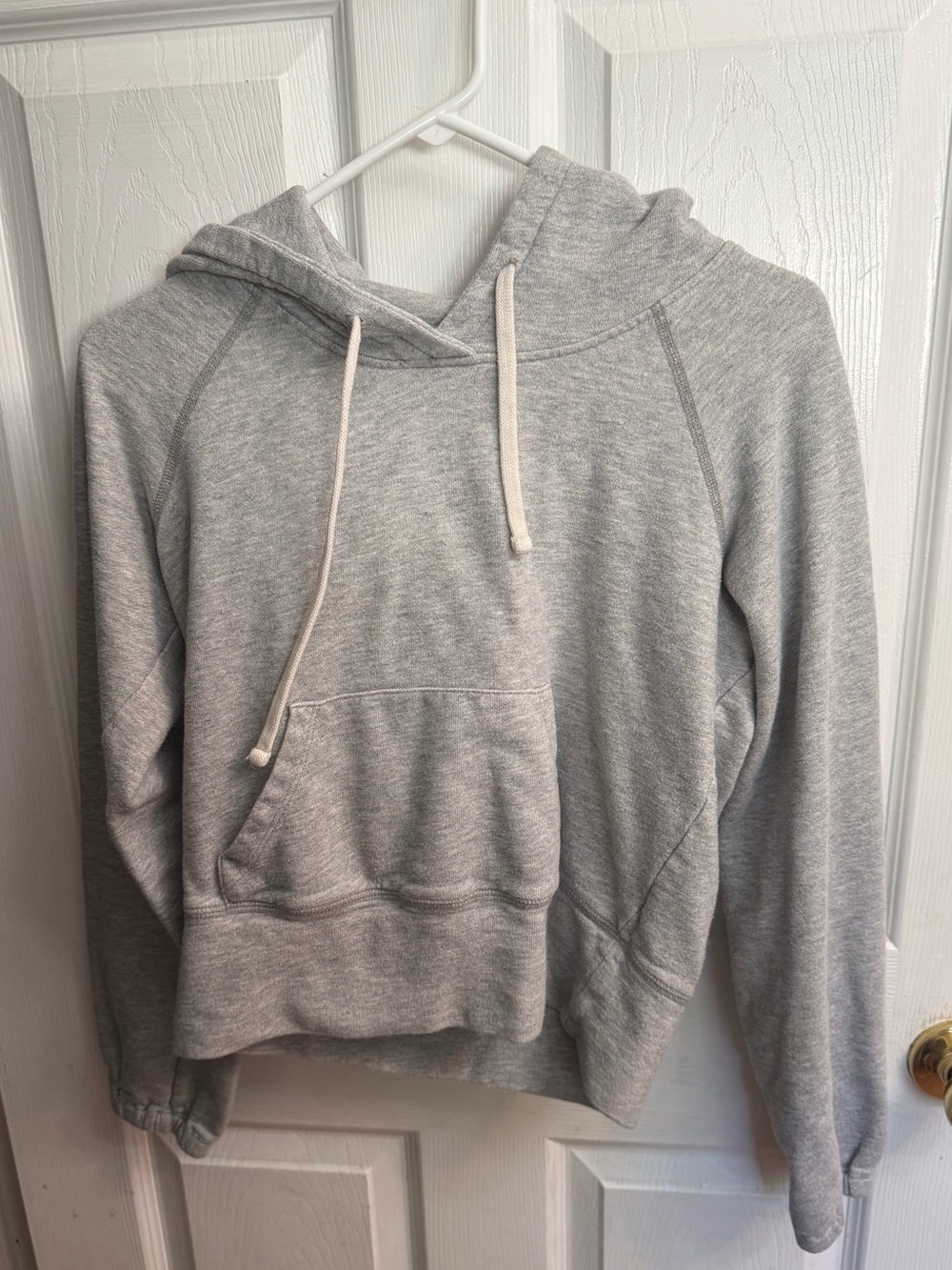 James Perse Y/OSEMITE "Just Breathe" Grey Cropped Hoodie Medium